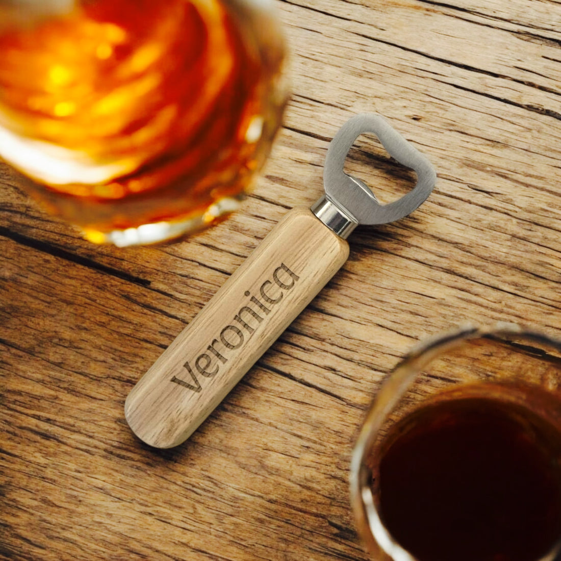 Engraved Wood Bottle Openers