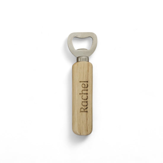 Engraved Wood Bottle Openers